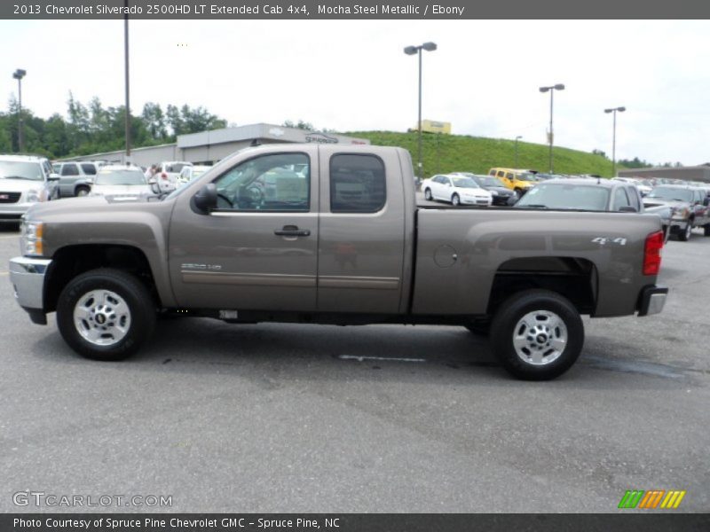 Mocha Steel Metallic / Ebony 2013 Chevrolet Silverado 2500HD LT Extended Cab 4x4