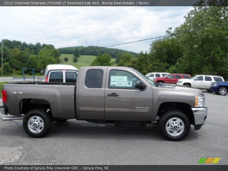 Mocha Steel Metallic / Ebony 2013 Chevrolet Silverado 2500HD LT Extended Cab 4x4