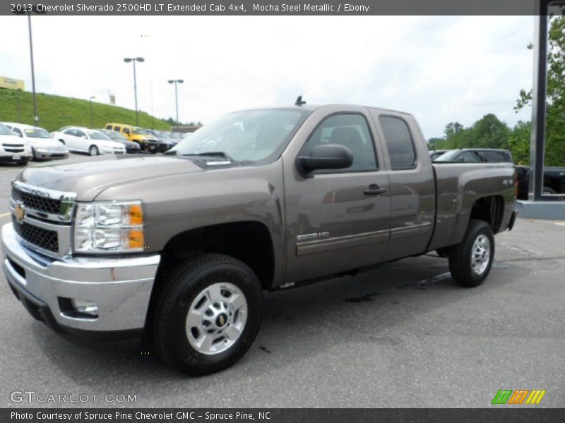 Mocha Steel Metallic / Ebony 2013 Chevrolet Silverado 2500HD LT Extended Cab 4x4