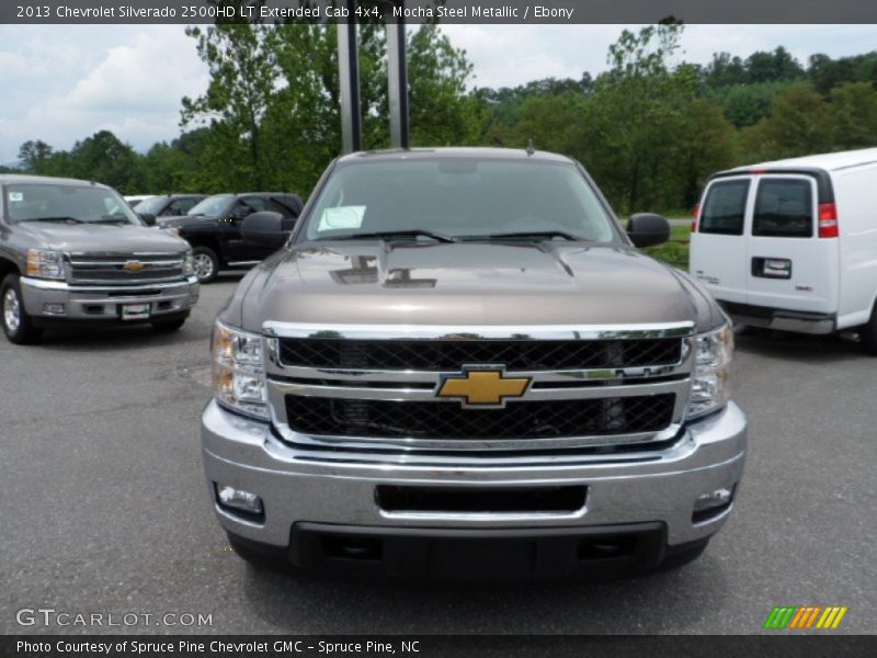 Mocha Steel Metallic / Ebony 2013 Chevrolet Silverado 2500HD LT Extended Cab 4x4