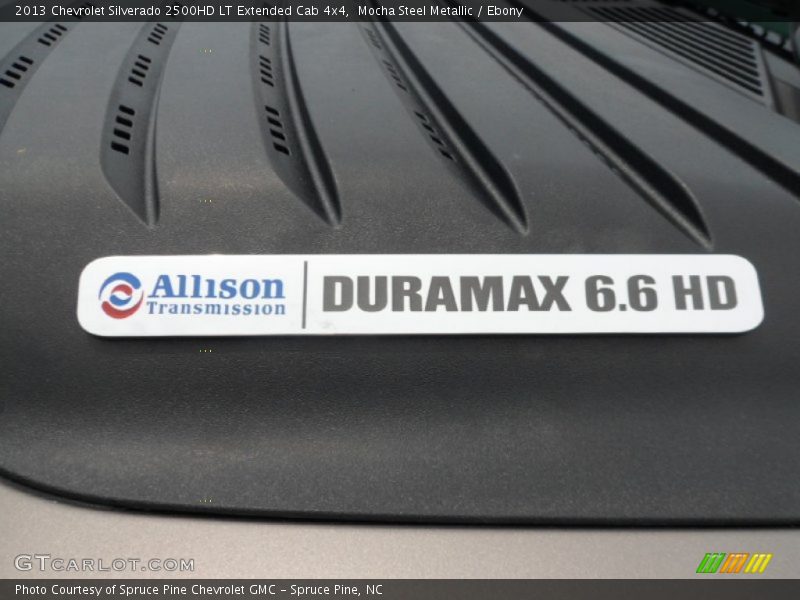 Mocha Steel Metallic / Ebony 2013 Chevrolet Silverado 2500HD LT Extended Cab 4x4