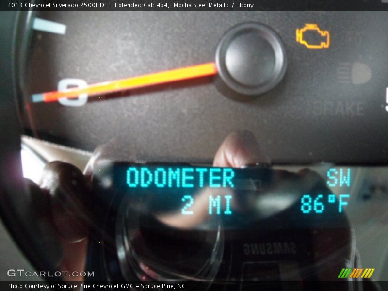 Mocha Steel Metallic / Ebony 2013 Chevrolet Silverado 2500HD LT Extended Cab 4x4