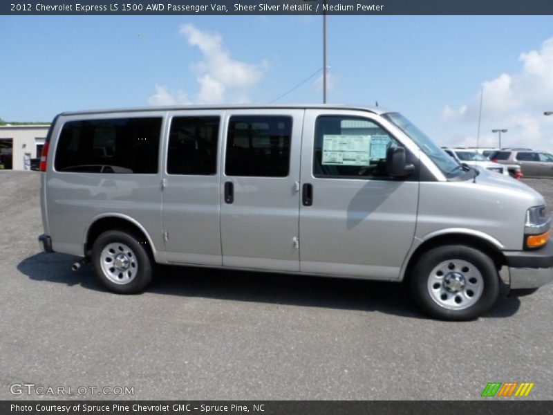  2012 Express LS 1500 AWD Passenger Van Sheer Silver Metallic