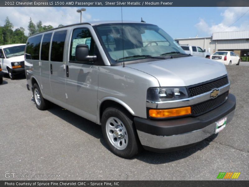 Front 3/4 View of 2012 Express LS 1500 AWD Passenger Van