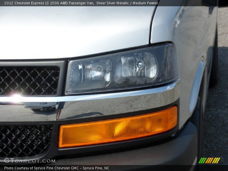 Sheer Silver Metallic / Medium Pewter 2012 Chevrolet Express LS 1500 AWD Passenger Van