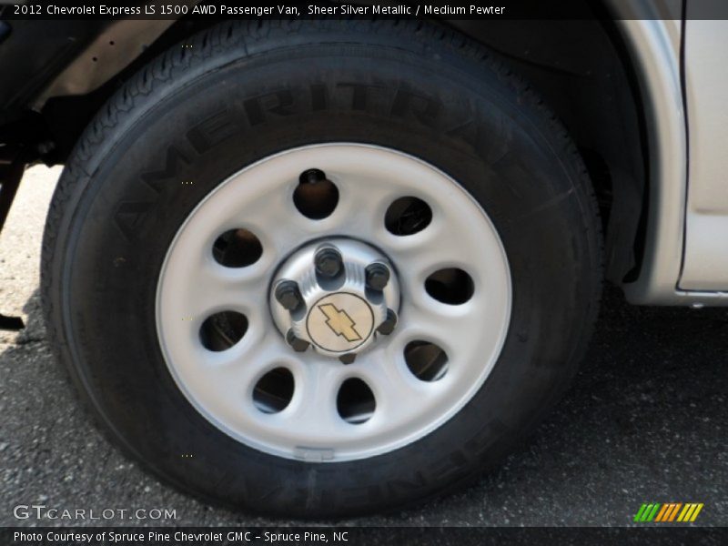  2012 Express LS 1500 AWD Passenger Van Wheel