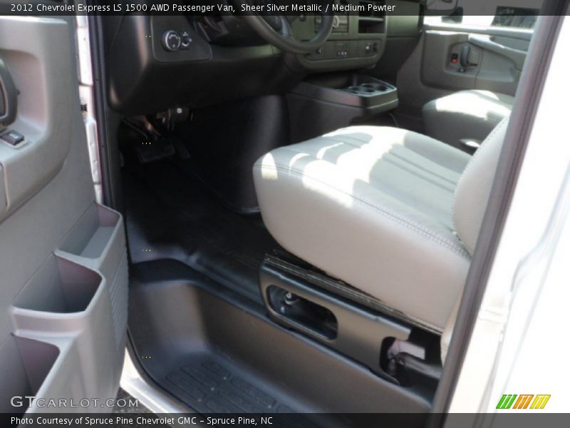 Sheer Silver Metallic / Medium Pewter 2012 Chevrolet Express LS 1500 AWD Passenger Van