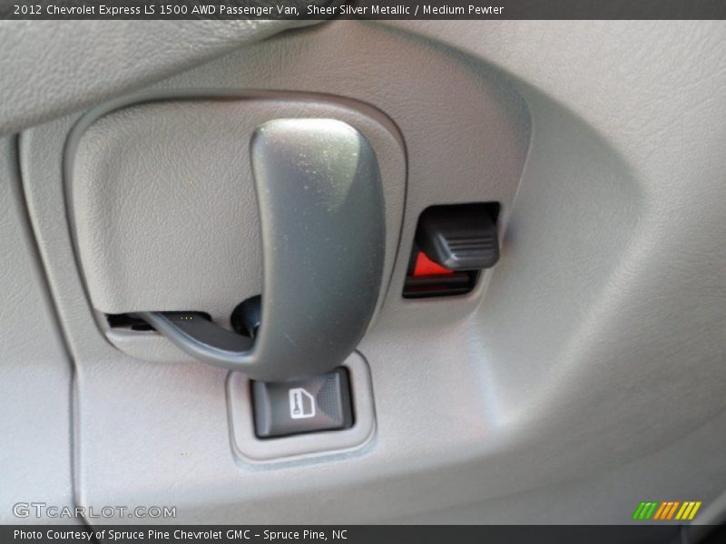 Controls of 2012 Express LS 1500 AWD Passenger Van