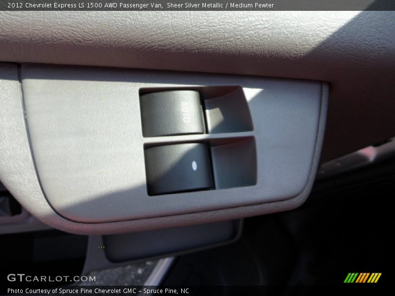 Sheer Silver Metallic / Medium Pewter 2012 Chevrolet Express LS 1500 AWD Passenger Van
