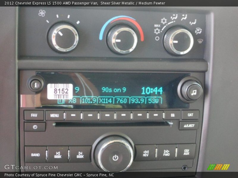 Audio System of 2012 Express LS 1500 AWD Passenger Van