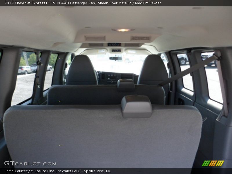 Sheer Silver Metallic / Medium Pewter 2012 Chevrolet Express LS 1500 AWD Passenger Van