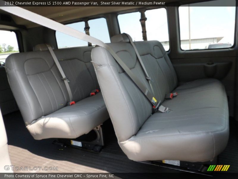 Rear Seat of 2012 Express LS 1500 AWD Passenger Van
