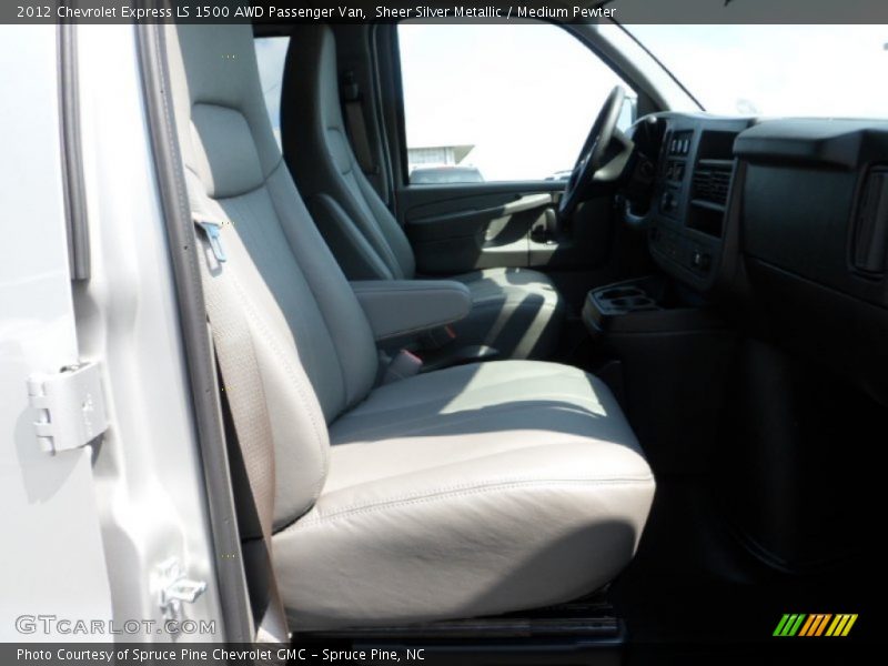 Sheer Silver Metallic / Medium Pewter 2012 Chevrolet Express LS 1500 AWD Passenger Van