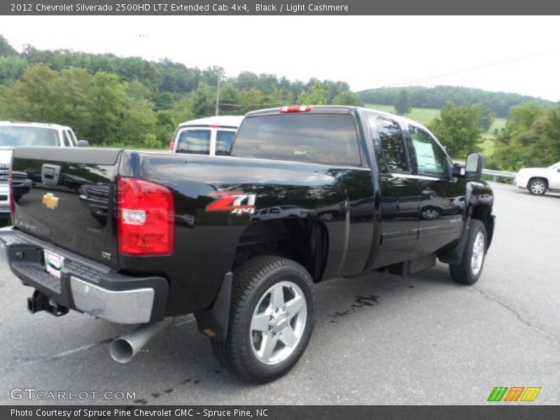 Black / Light Cashmere 2012 Chevrolet Silverado 2500HD LTZ Extended Cab 4x4