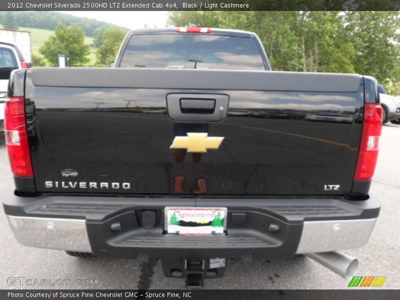 Black / Light Cashmere 2012 Chevrolet Silverado 2500HD LTZ Extended Cab 4x4
