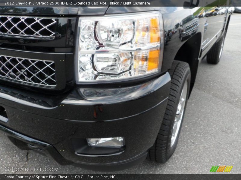 Black / Light Cashmere 2012 Chevrolet Silverado 2500HD LTZ Extended Cab 4x4