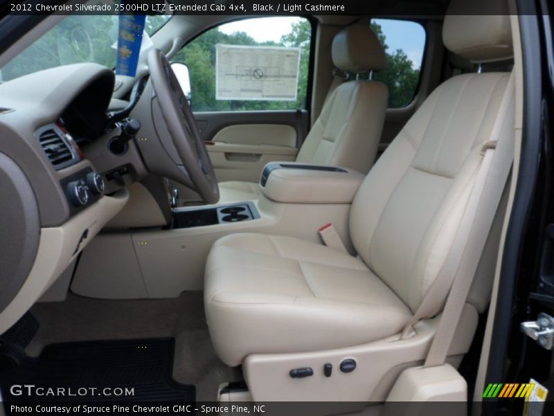 Front Seat of 2012 Silverado 2500HD LTZ Extended Cab 4x4