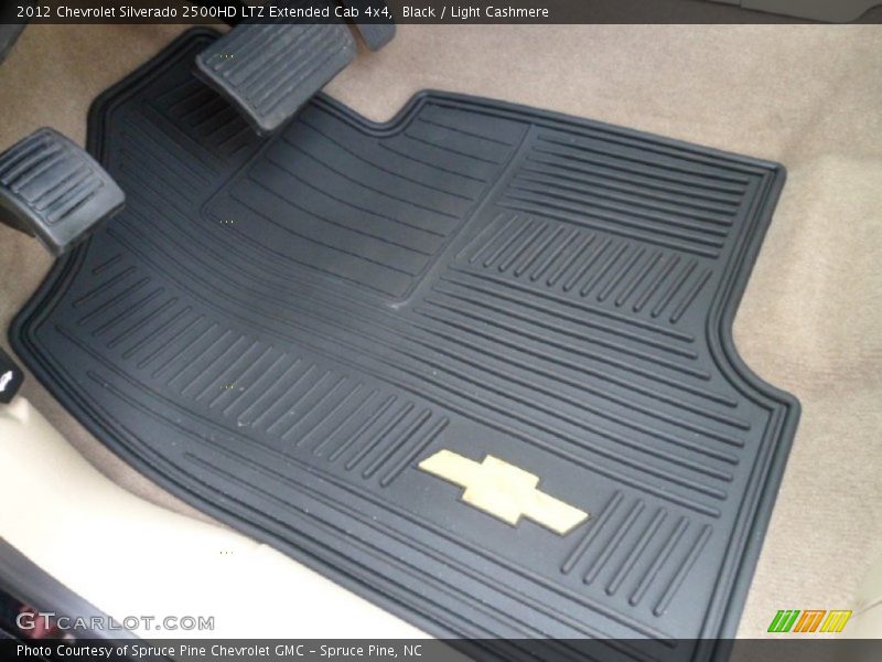 Black / Light Cashmere 2012 Chevrolet Silverado 2500HD LTZ Extended Cab 4x4