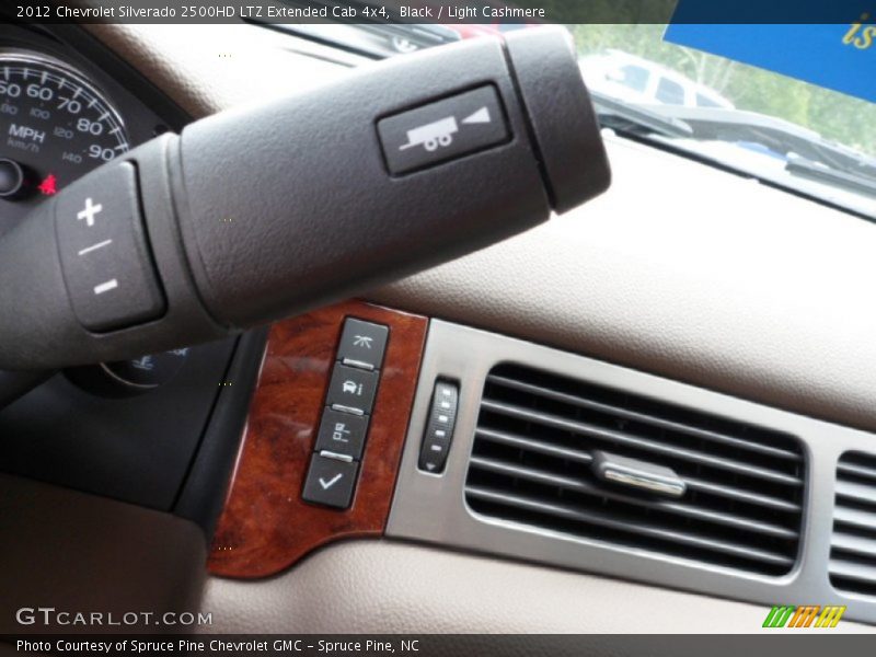 Black / Light Cashmere 2012 Chevrolet Silverado 2500HD LTZ Extended Cab 4x4
