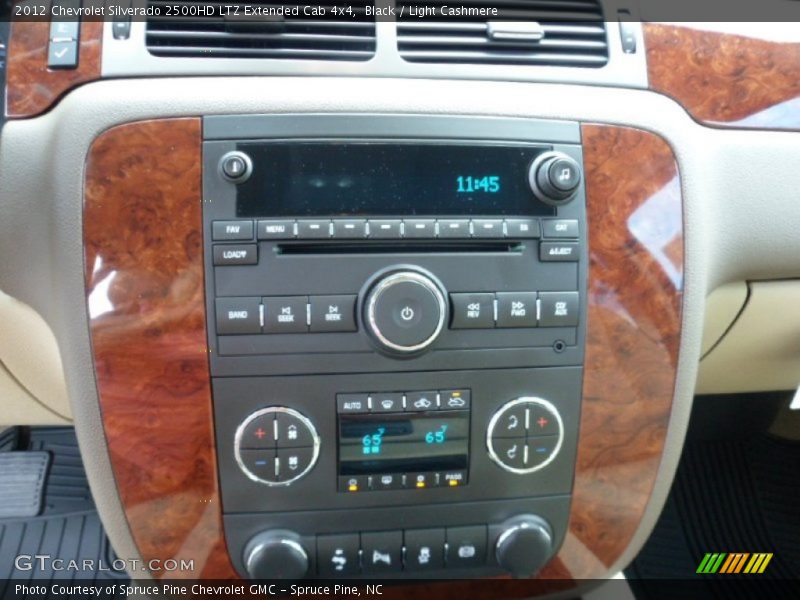 Controls of 2012 Silverado 2500HD LTZ Extended Cab 4x4