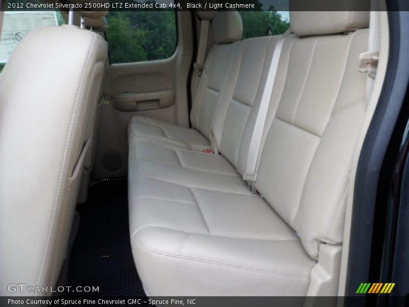 Rear Seat of 2012 Silverado 2500HD LTZ Extended Cab 4x4