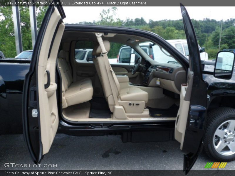  2012 Silverado 2500HD LTZ Extended Cab 4x4 Light Cashmere Interior