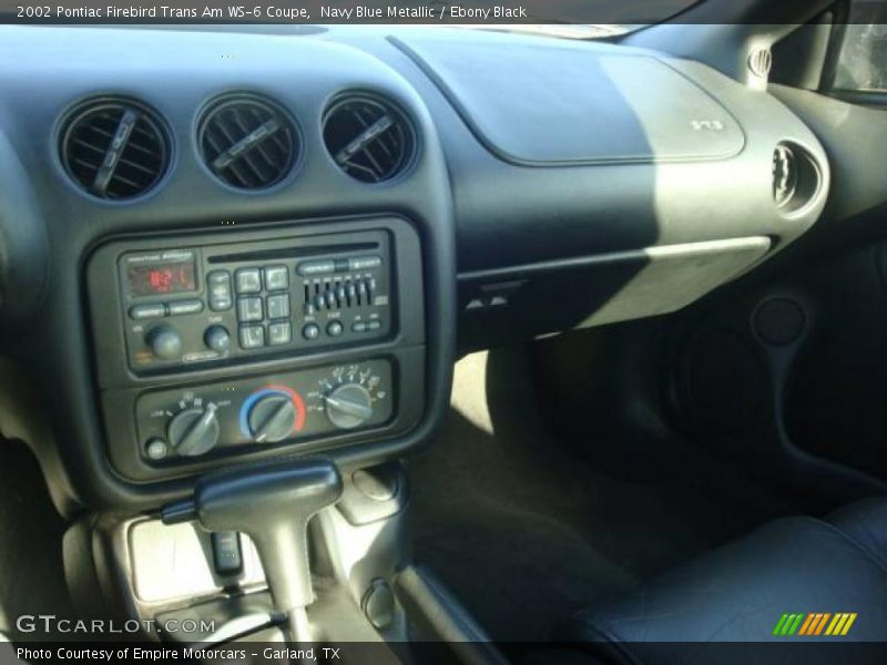 Navy Blue Metallic / Ebony Black 2002 Pontiac Firebird Trans Am WS-6 Coupe