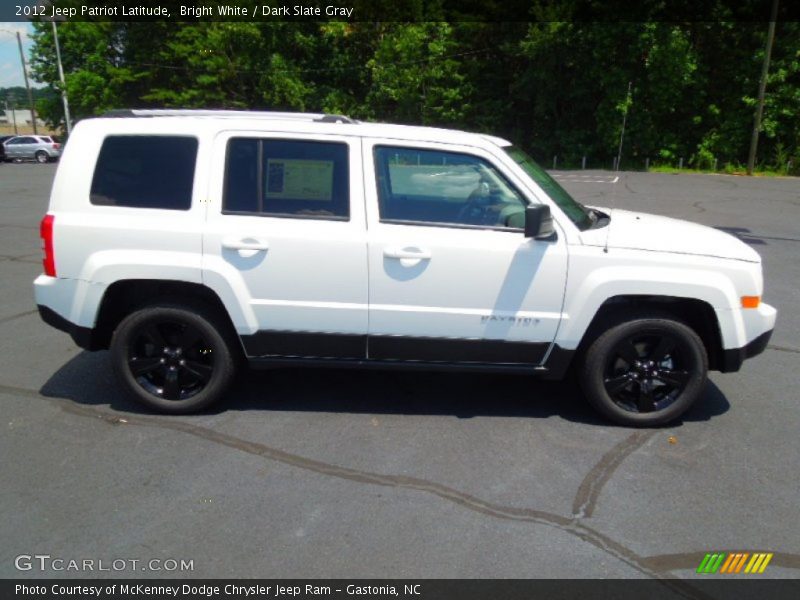Bright White / Dark Slate Gray 2012 Jeep Patriot Latitude