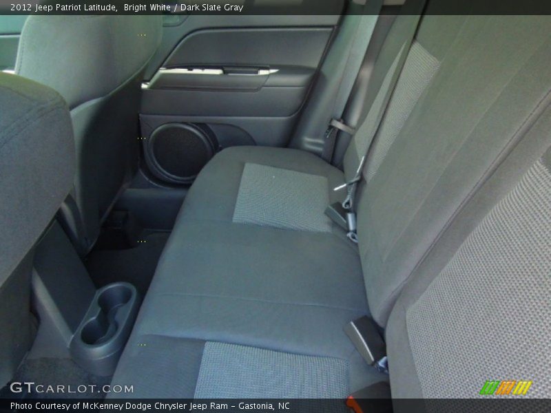 Bright White / Dark Slate Gray 2012 Jeep Patriot Latitude