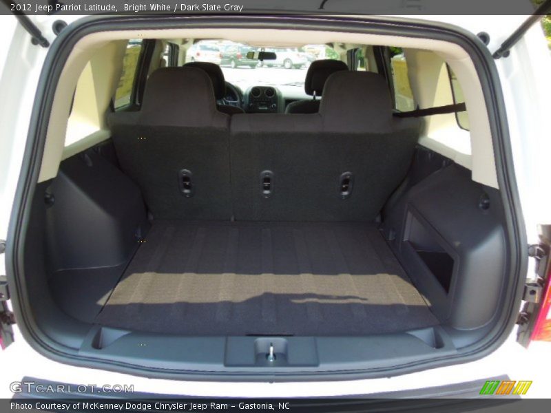 Bright White / Dark Slate Gray 2012 Jeep Patriot Latitude