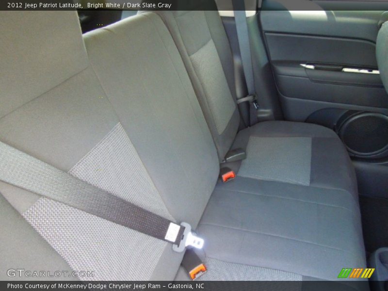 Bright White / Dark Slate Gray 2012 Jeep Patriot Latitude