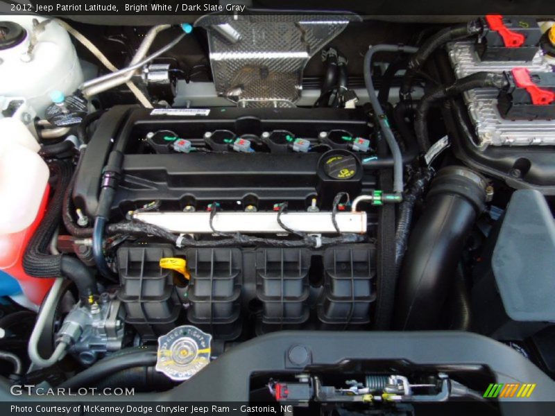 Bright White / Dark Slate Gray 2012 Jeep Patriot Latitude