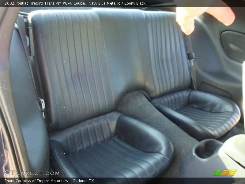 Navy Blue Metallic / Ebony Black 2002 Pontiac Firebird Trans Am WS-6 Coupe