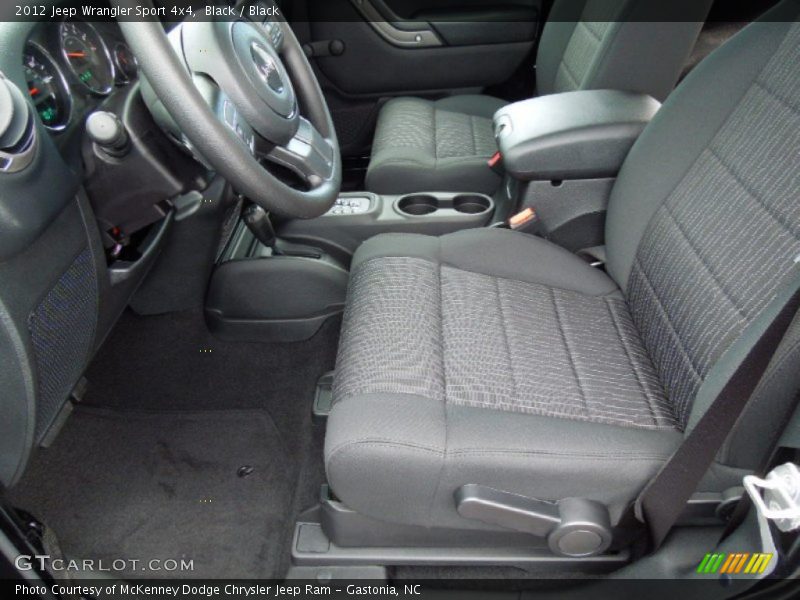 Black / Black 2012 Jeep Wrangler Sport 4x4