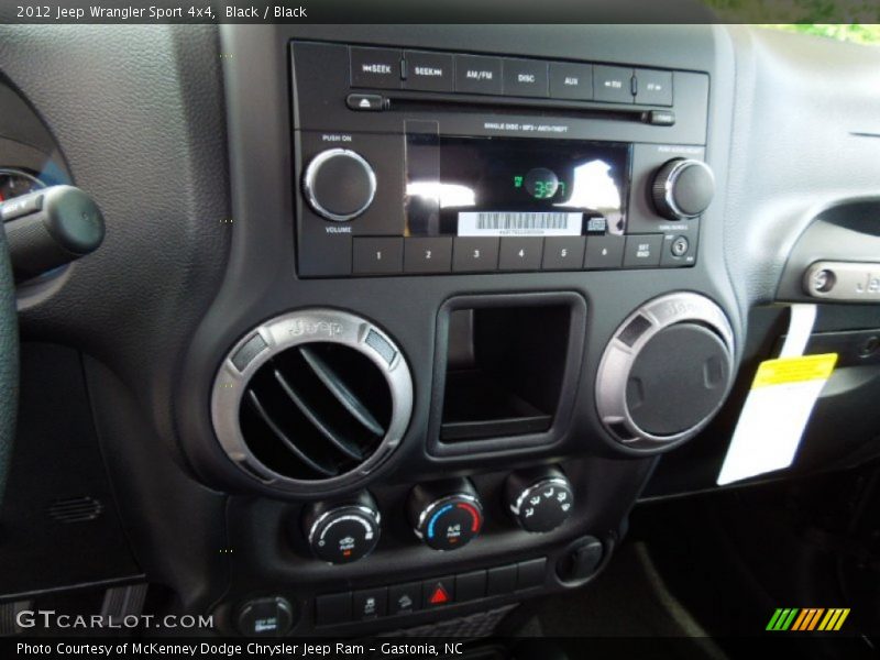 Black / Black 2012 Jeep Wrangler Sport 4x4