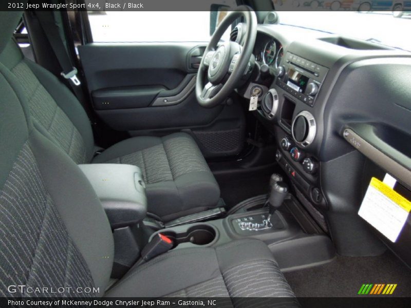 Black / Black 2012 Jeep Wrangler Sport 4x4