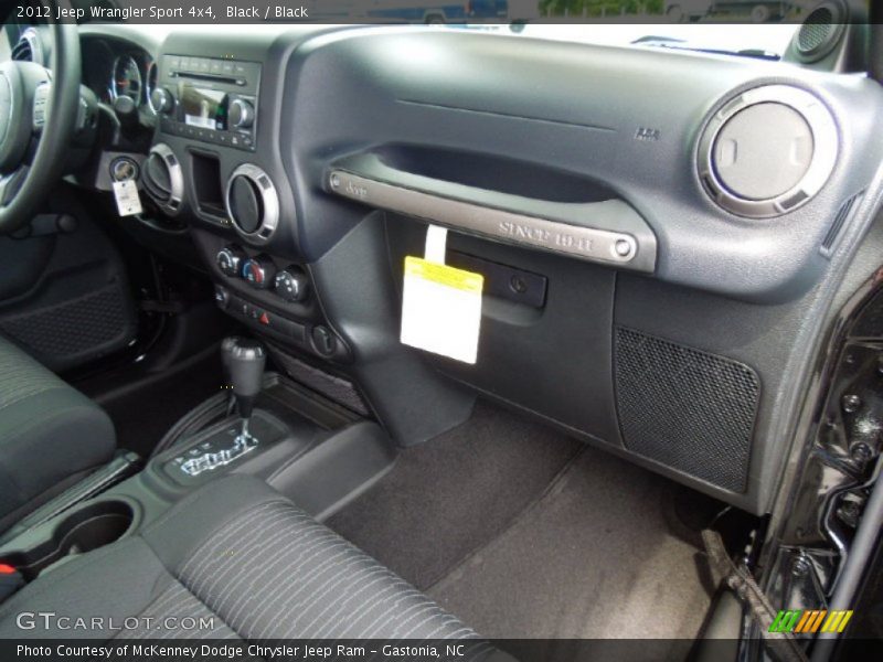 Black / Black 2012 Jeep Wrangler Sport 4x4