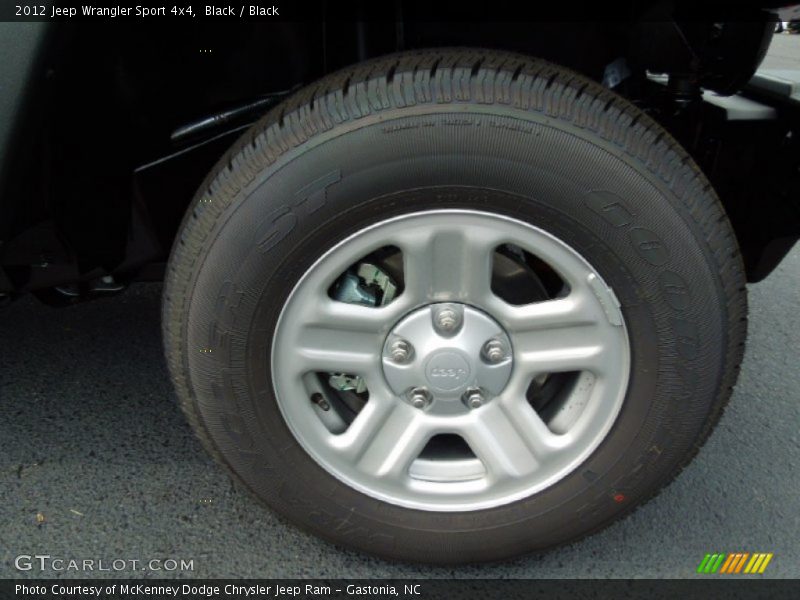 Black / Black 2012 Jeep Wrangler Sport 4x4