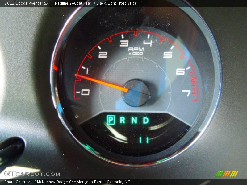 Redline 2-Coat Pearl / Black/Light Frost Beige 2012 Dodge Avenger SXT