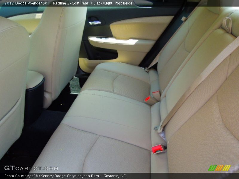 Rear Seat of 2012 Avenger SXT