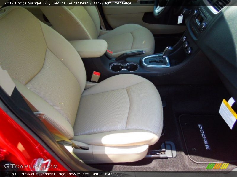 Redline 2-Coat Pearl / Black/Light Frost Beige 2012 Dodge Avenger SXT
