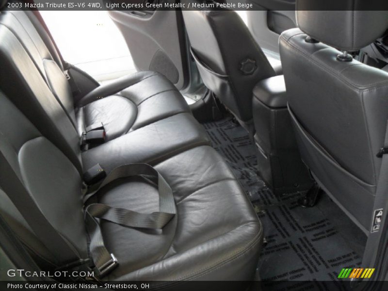 Light Cypress Green Metallic / Medium Pebble Beige 2003 Mazda Tribute ES-V6 4WD