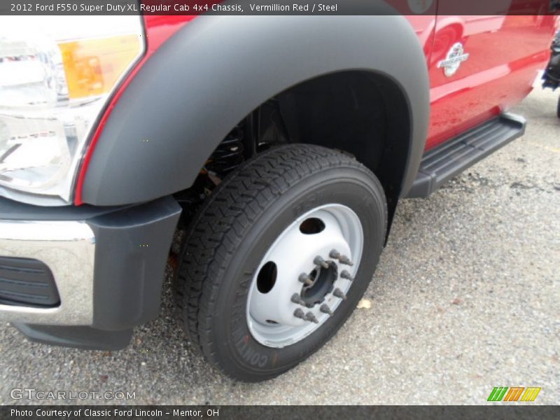  2012 F550 Super Duty XL Regular Cab 4x4 Chassis Wheel
