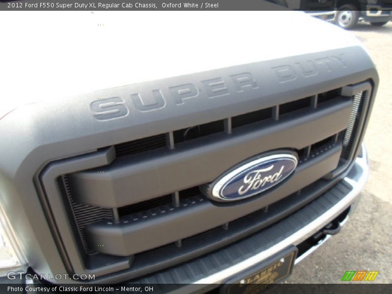 Oxford White / Steel 2012 Ford F550 Super Duty XL Regular Cab Chassis