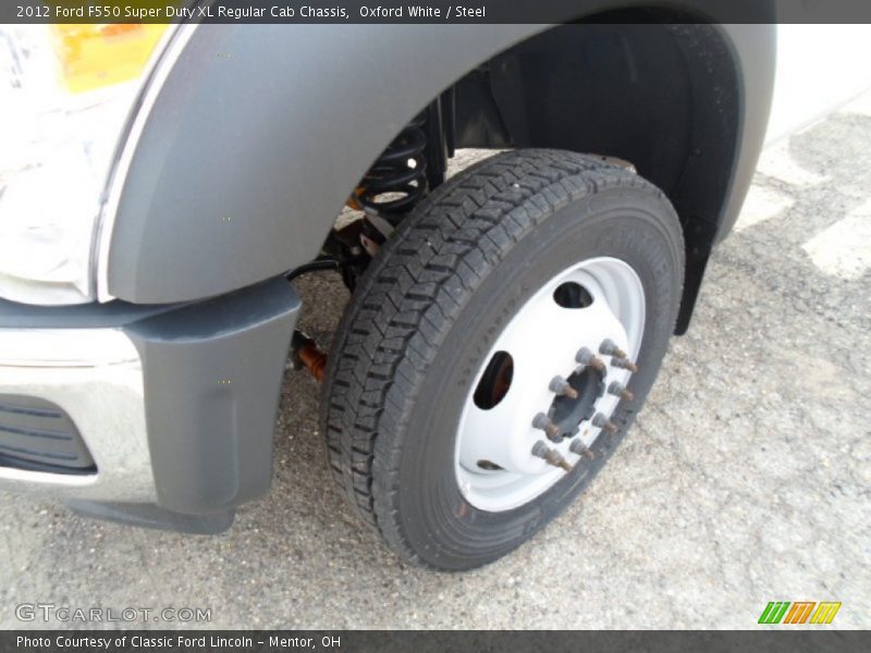 Oxford White / Steel 2012 Ford F550 Super Duty XL Regular Cab Chassis