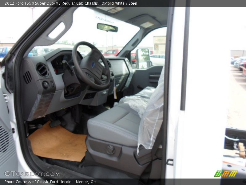 Oxford White / Steel 2012 Ford F550 Super Duty XL Regular Cab Chassis