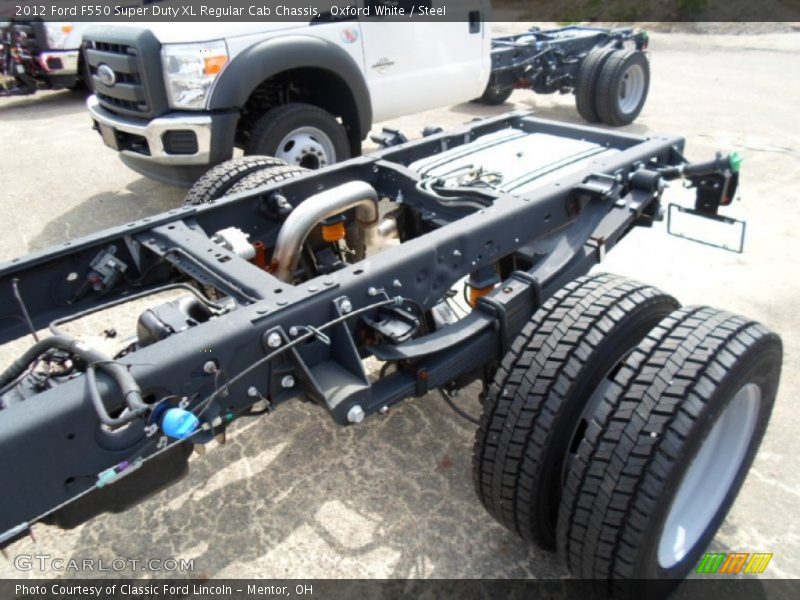 Oxford White / Steel 2012 Ford F550 Super Duty XL Regular Cab Chassis