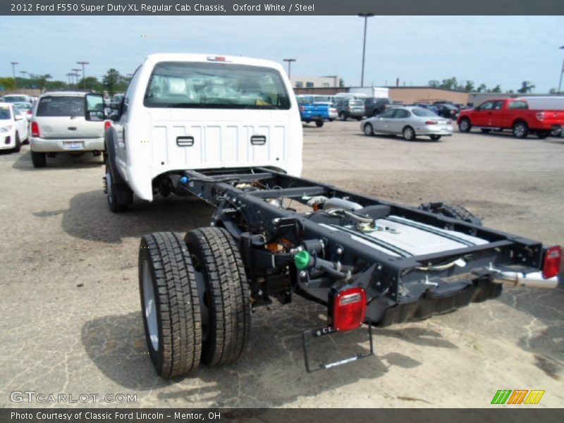 Oxford White / Steel 2012 Ford F550 Super Duty XL Regular Cab Chassis