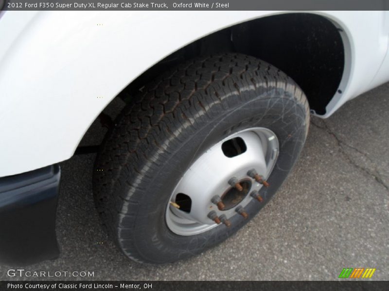 Oxford White / Steel 2012 Ford F350 Super Duty XL Regular Cab Stake Truck