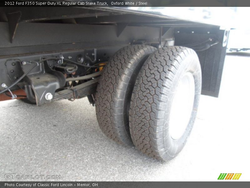 Oxford White / Steel 2012 Ford F350 Super Duty XL Regular Cab Stake Truck
